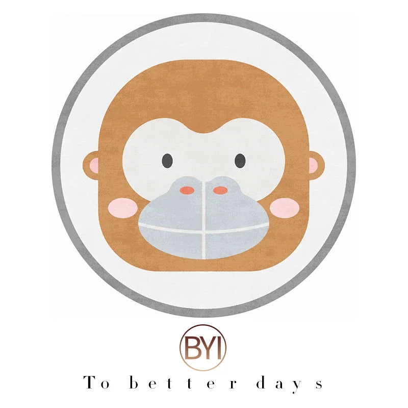 Cartoon Carpets for Living Room Cute Bedroom Deco