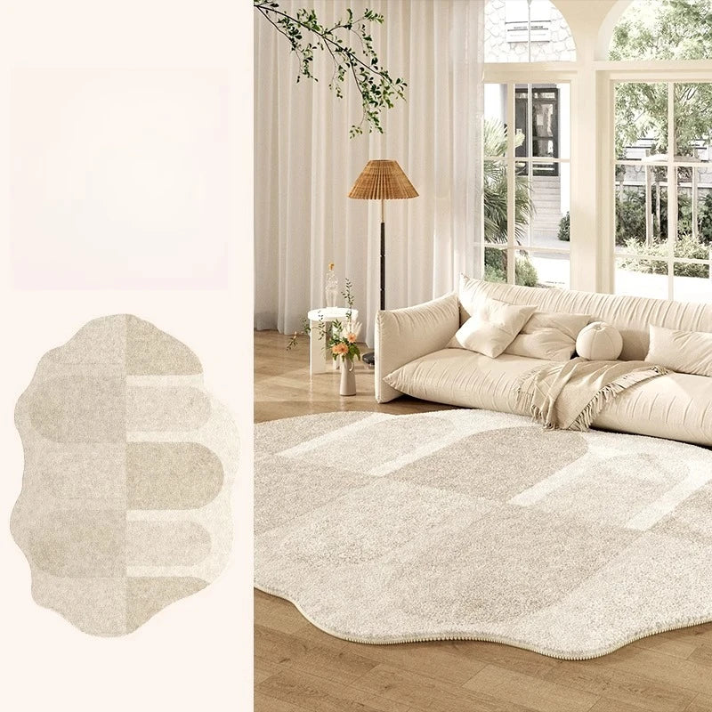Fluffy Soft Lounge Floor Mat Thickend Plush Bedside Rug