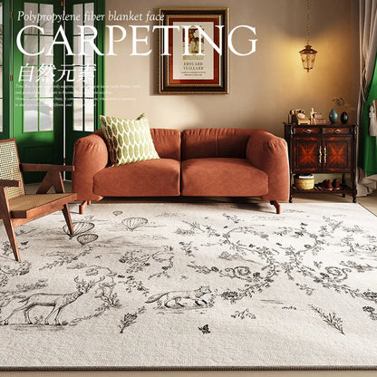 French Retro Living Room Decoration Carpets