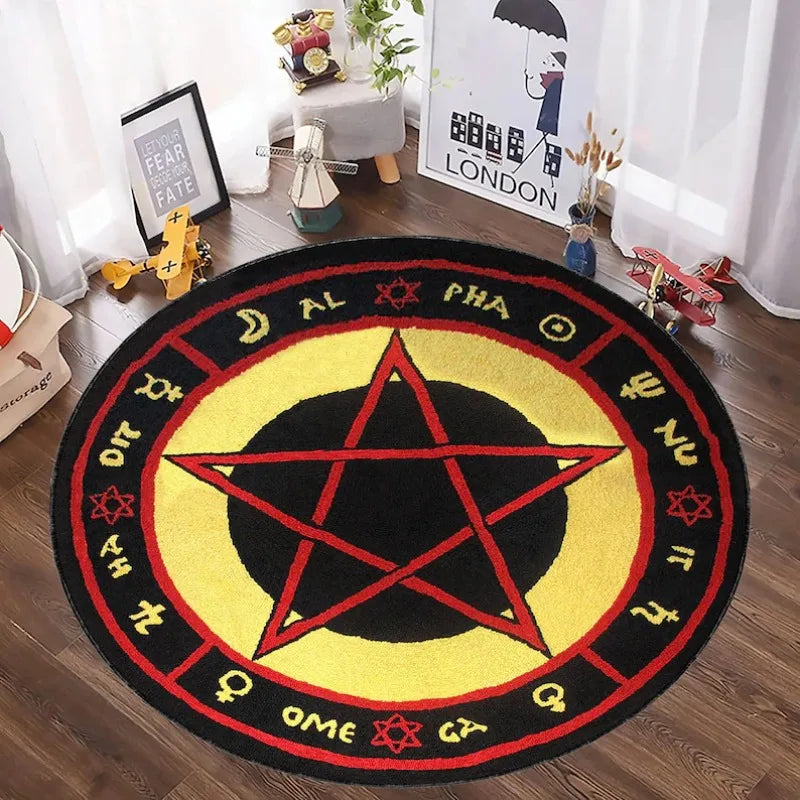 The Love Witch Patterned Round Rug