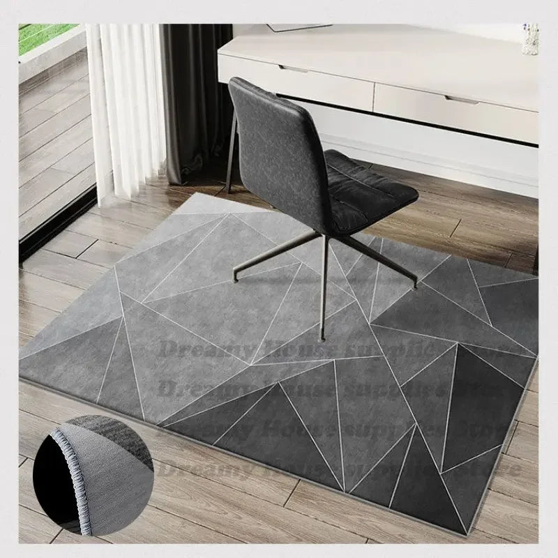 Antiskid Printed Carpet Living Room Geometric Rug