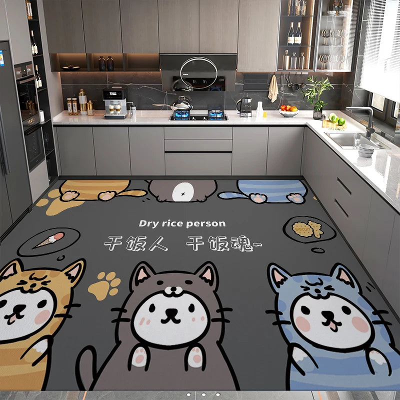 Modern Minimalist Balcony Washable Carpet