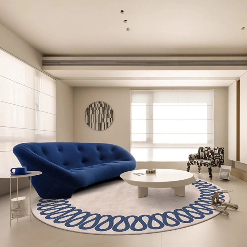 Modern Style Living Room Decoration Round Carpet