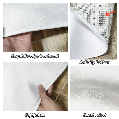 Cartoon Style Bedroom Decor Round Rug