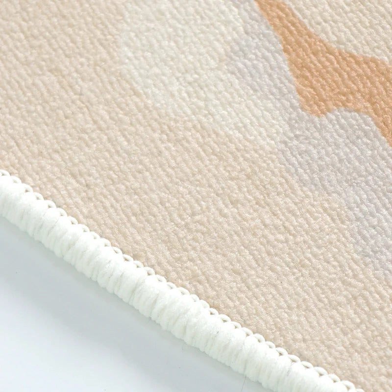 Cartoon Style Carpets Large Area Bedroom Decor Soft Carpet