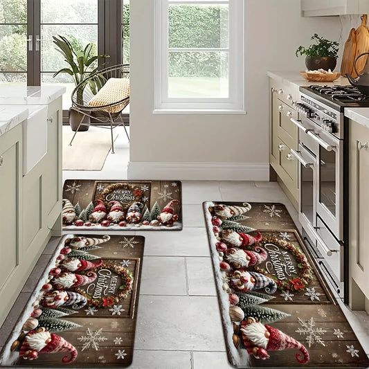 Christmas Carpet Kitchen Rug