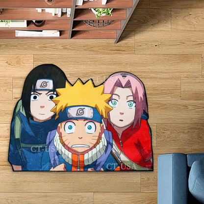 Anime Manga Naruto Soft Anti-slip Rugs