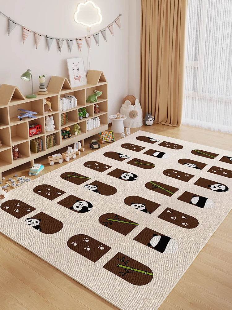 Cartoon Style Carpets Large Area Bedroom Decor Soft Carpet