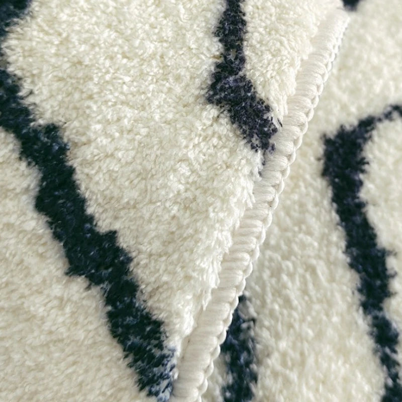 Black and White Zebra Pattern Carpets