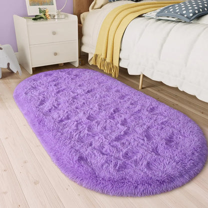 Thickened Plush Carpet Oval For Children's Room