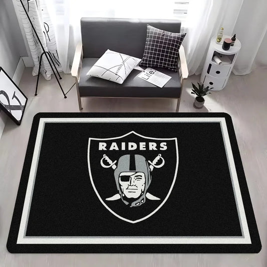 Raiders Rugby Decor Carpet for Living Room