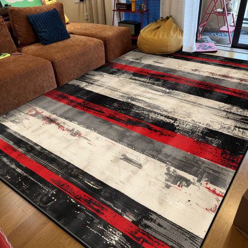 Modern Abstract Living Room Rug Large Size Antiskid