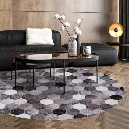 American Retro Round Living Room Carpet