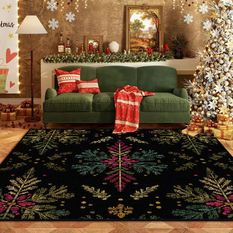 Christmas Style Carpet Living Room High-end Tea Table Rug