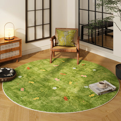Modern Style Bedroom Decor Round Carpet