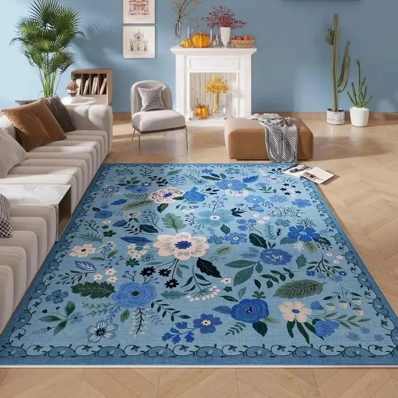 Luxurious Vintage Floral Area Mat Non-Slip