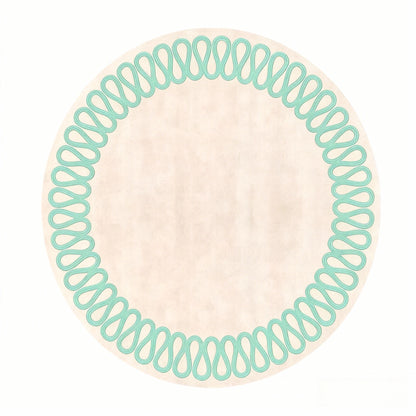 Modern Style Living Room Decoration Round Carpet