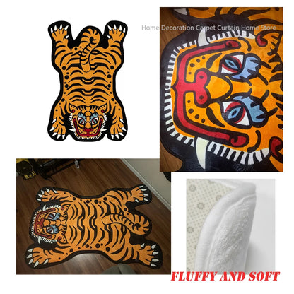 Cartoon Creativity Tiger Carpet