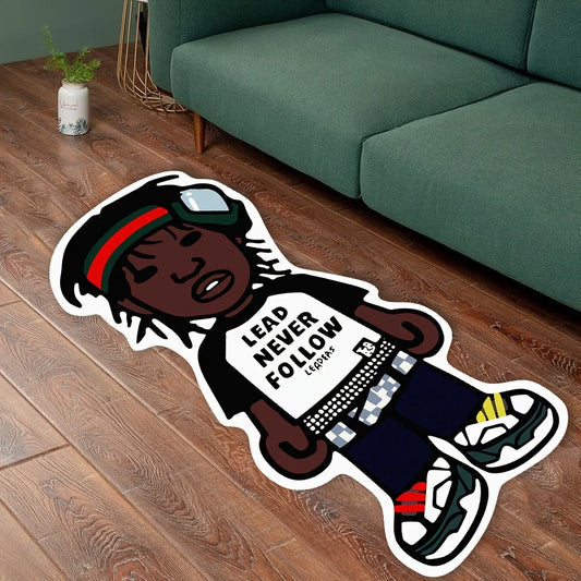 Cartoon Character Carpet Bedroom Decoration Cool Bedside Rugs