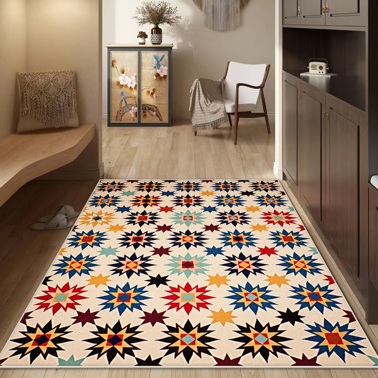 Bohemia Living Room Flannel Rugs