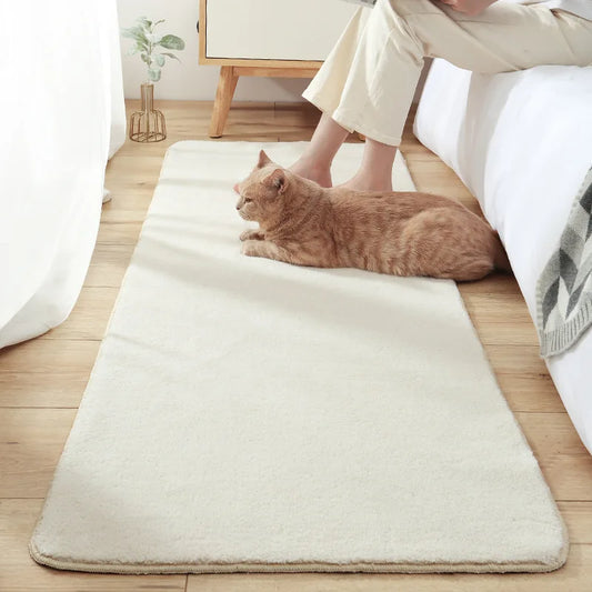 Ultra Soft Short Plush Carpet Thick Sofa Area Rug