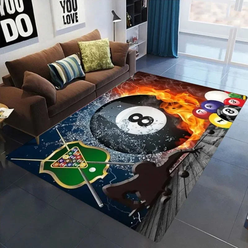 Carpet Simple Black 8 Area Rugs