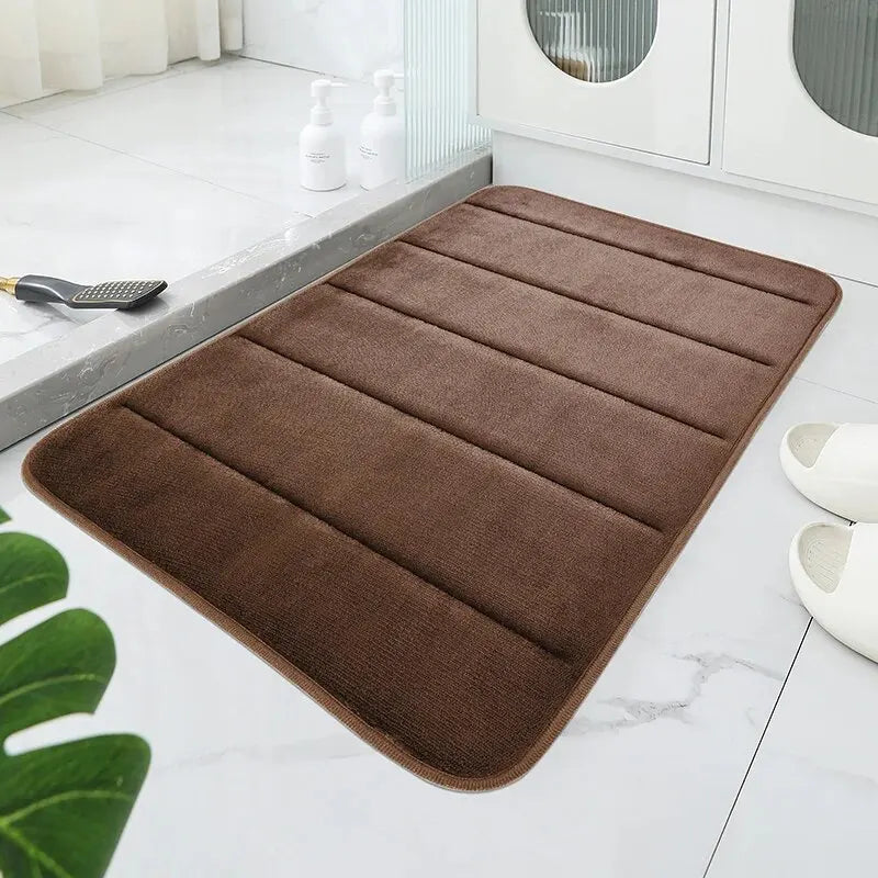 Bathroom Coral Velvet Anti-Skid Mat