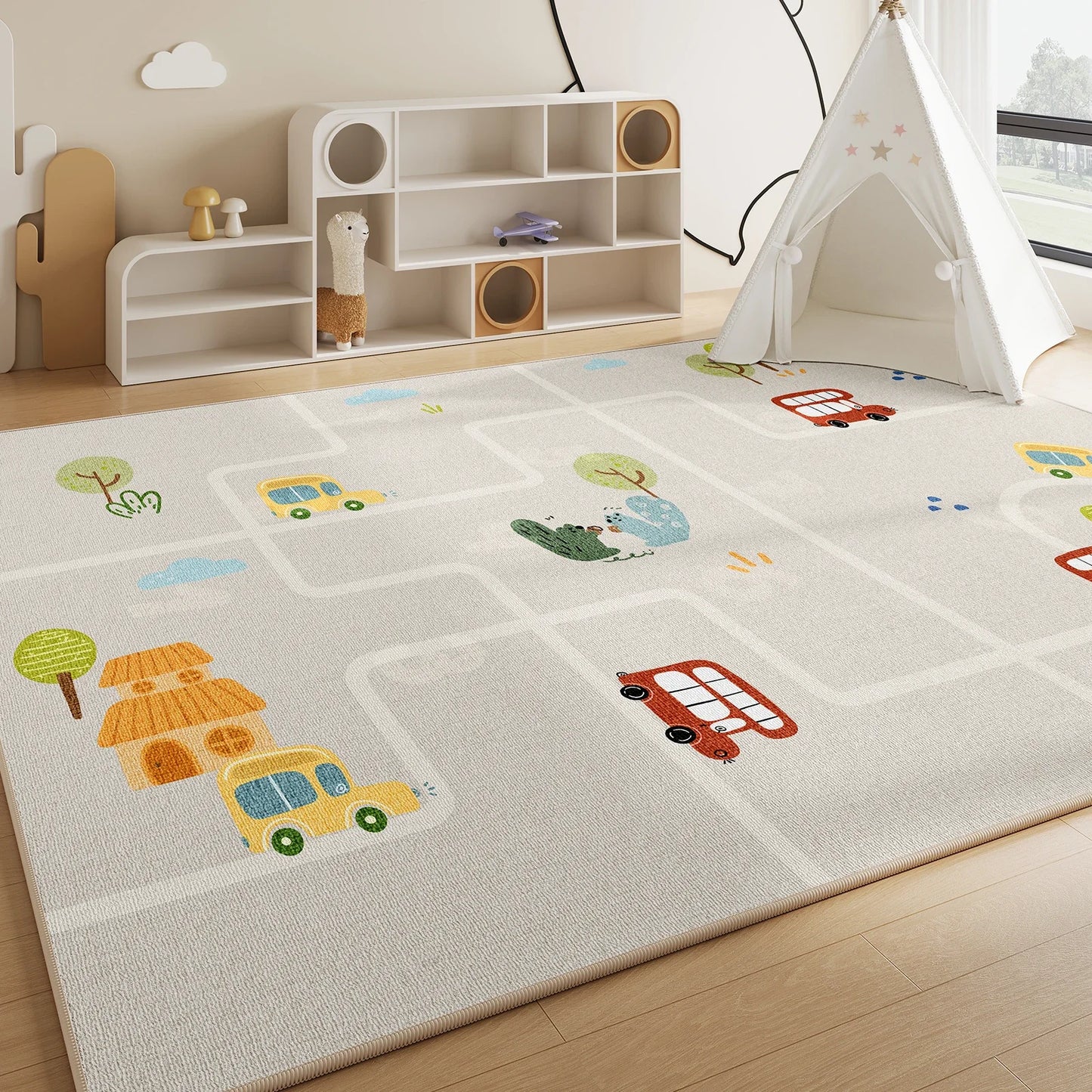 Cartoon Style Living Room Decoration Carpet