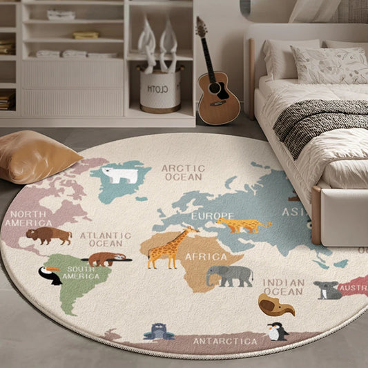 Cartoon Style Living Room Decoration Carpet