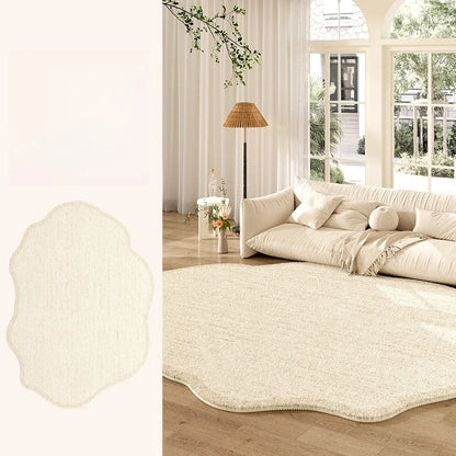 Fluffy Soft Lounge Floor Mat Thickend Plush Bedside Rug
