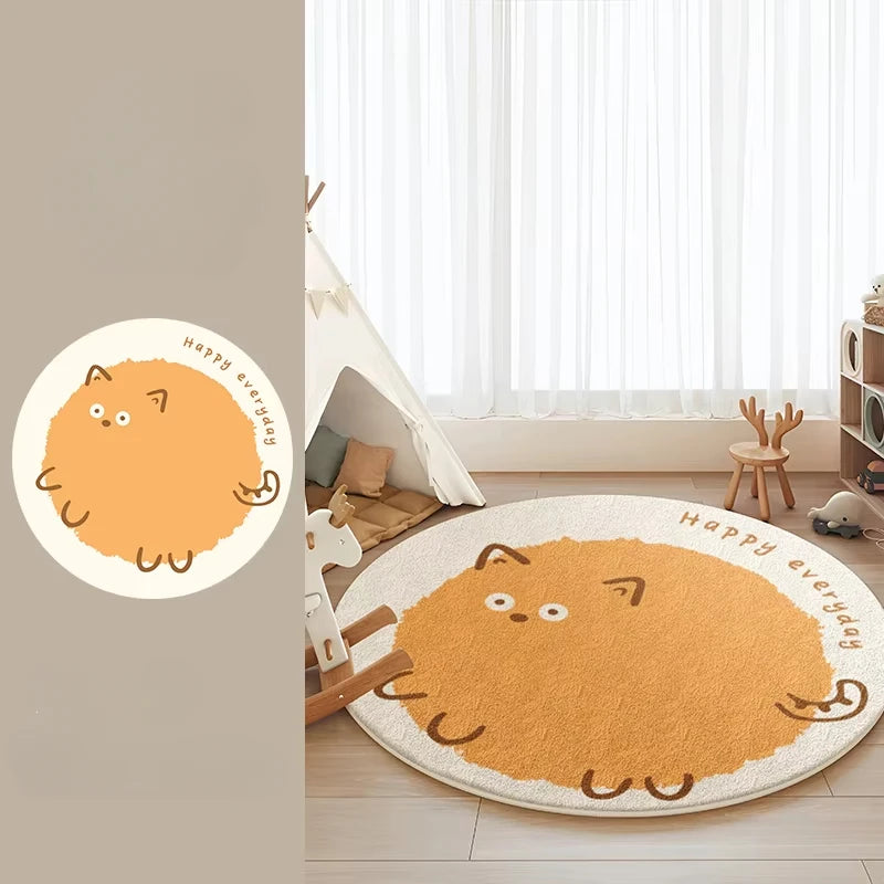 Cartoon Style Living Room Decoration Carpet