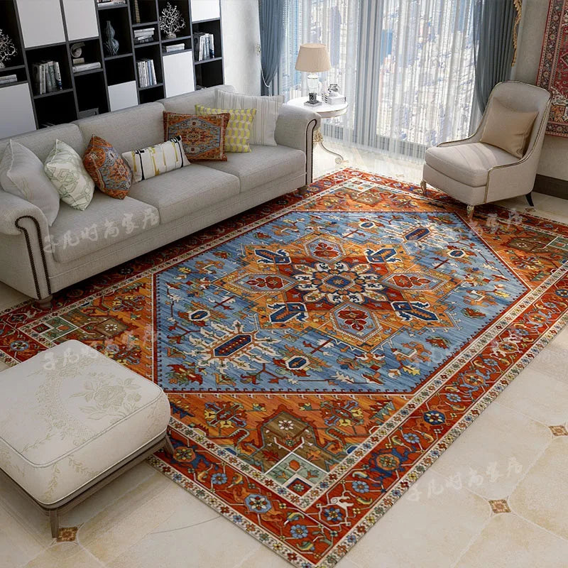 American Retro Living Room Decoration Carpet Minimalist