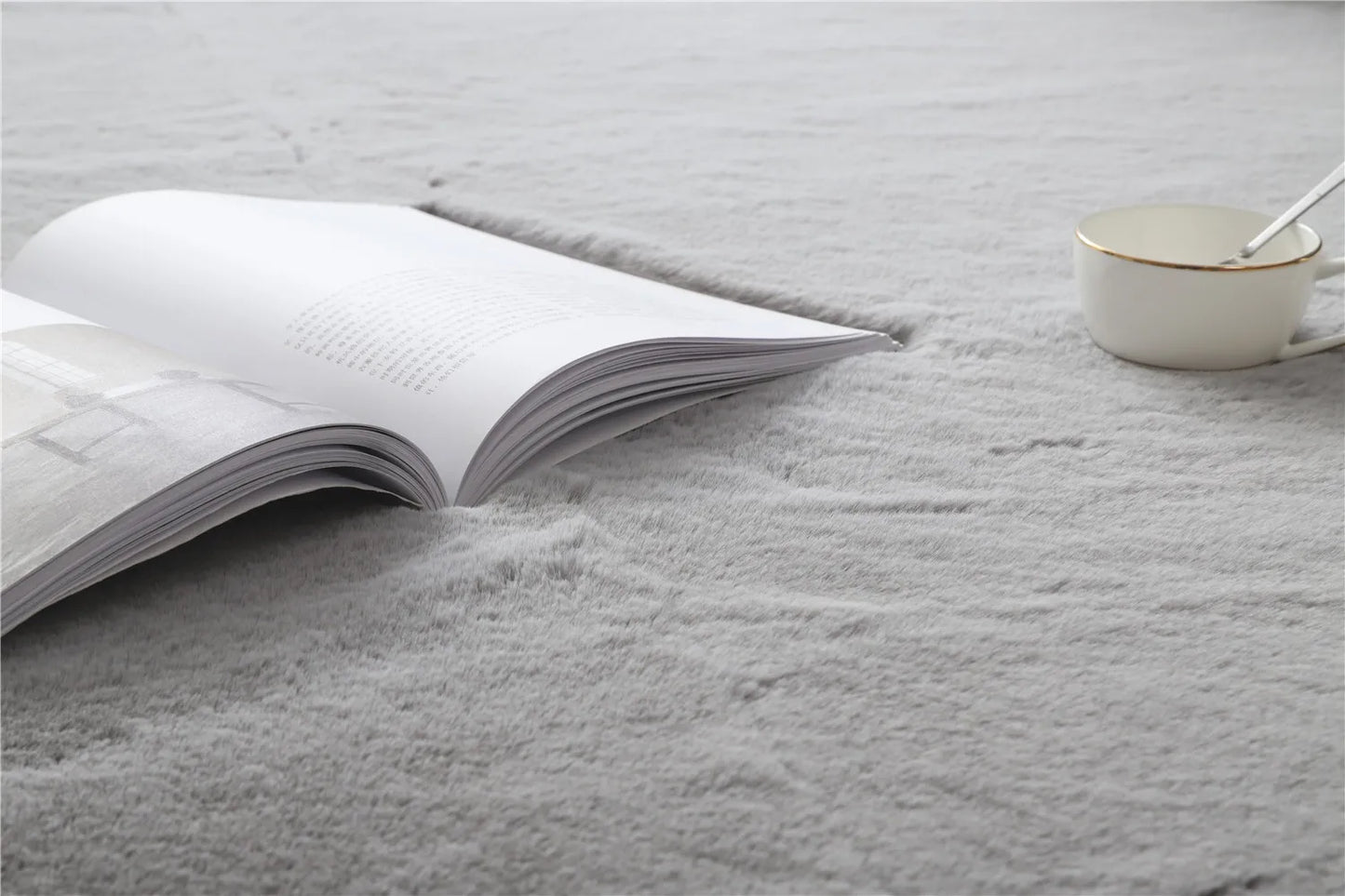 Ultra Soft Faux Rabbit Fur Sheepskin Rug