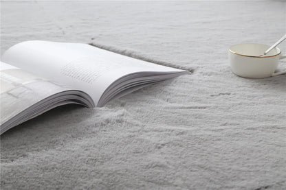 Ultra Soft Faux Rabbit Fur Sheepskin Rug