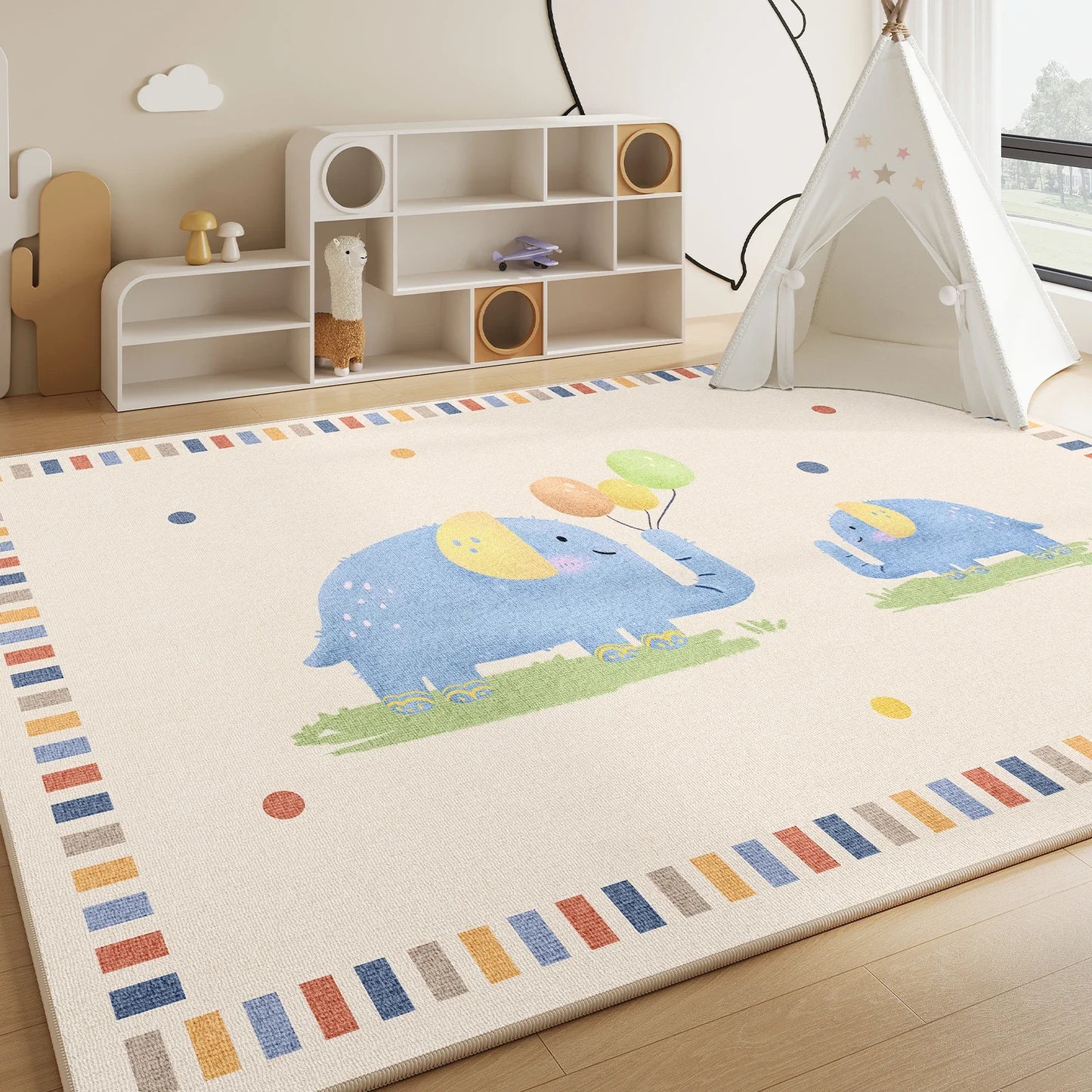Cartoon Style Living Room Decoration Carpet