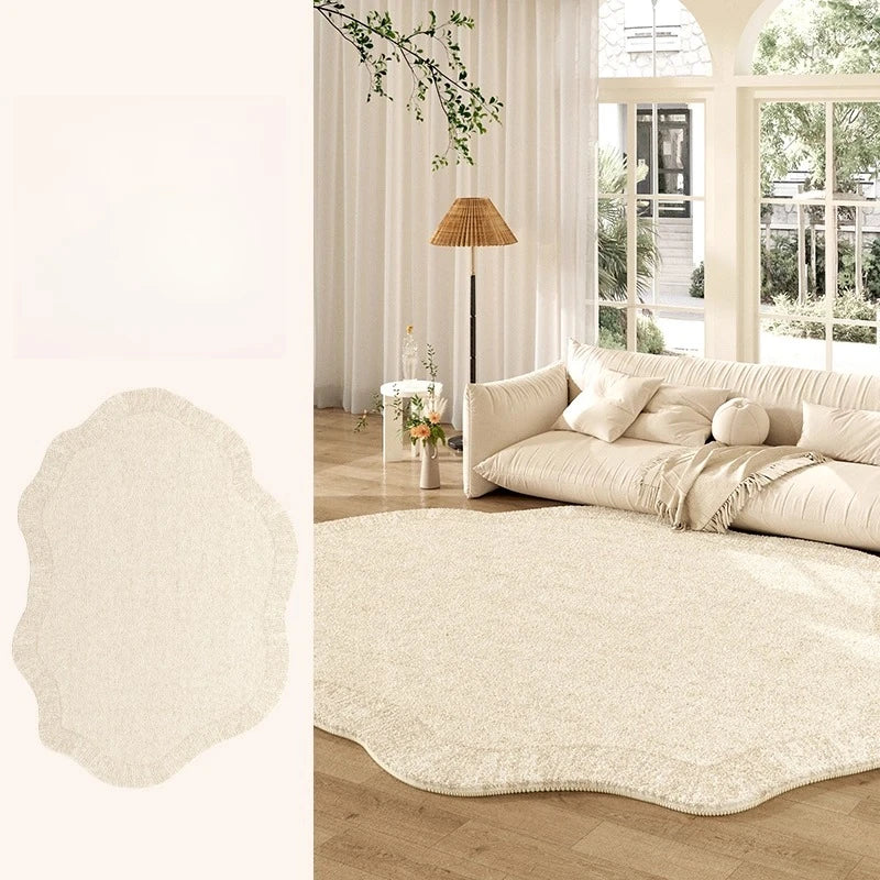 Fluffy Soft Lounge Floor Mat Thickend Plush Bedside Rug