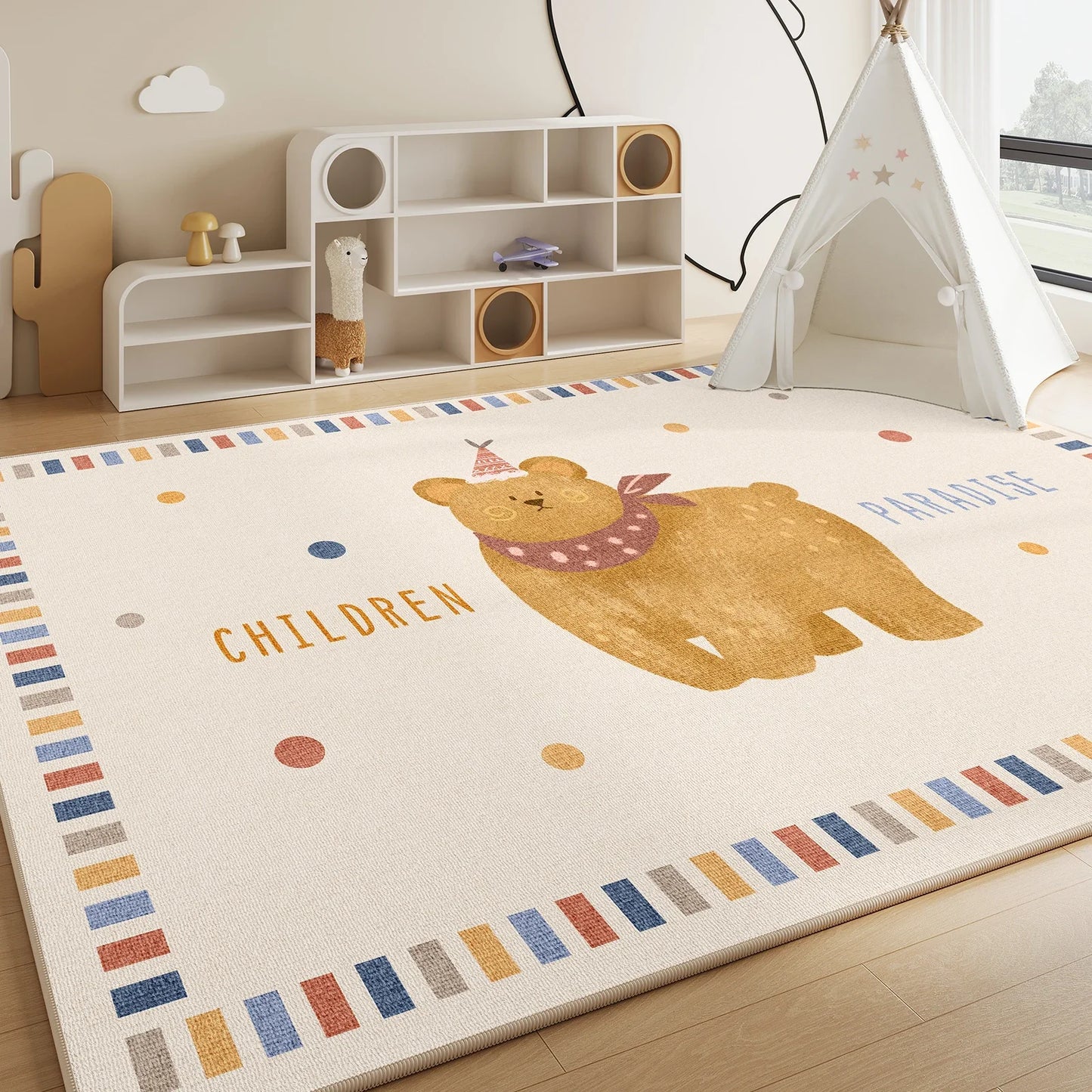 Cartoon Style Living Room Decoration Carpet