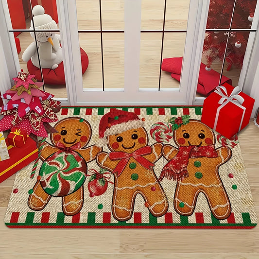 Christmas Carpet Gingerbread Man