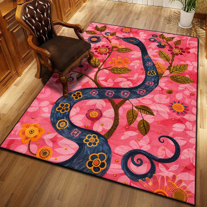 Modern Abstract Antiskid Large Living Room Carpet