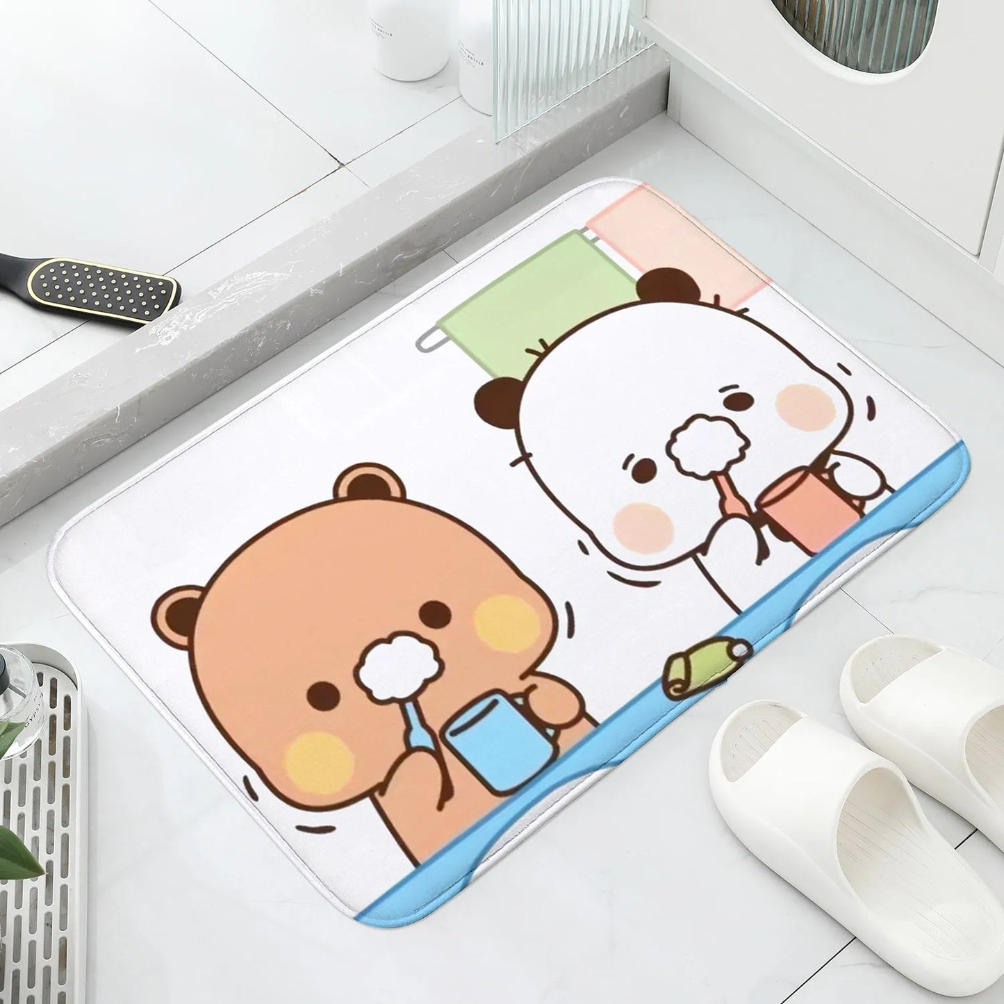 1PC Bubu and Dudu Cute Cartoon Non-Slip Welcome Mat