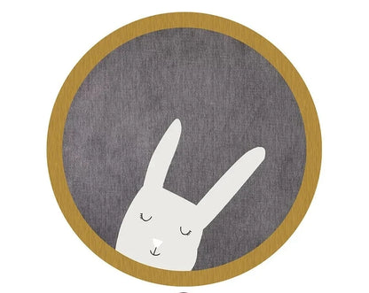 Cartoon Carpets for Living Room Cute Bedroom Deco