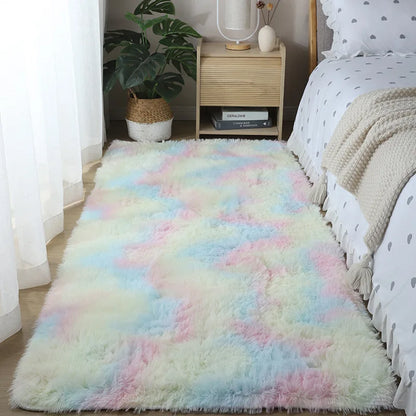 Warm Carpet Bedroom Bedside Blanket Home Living Room