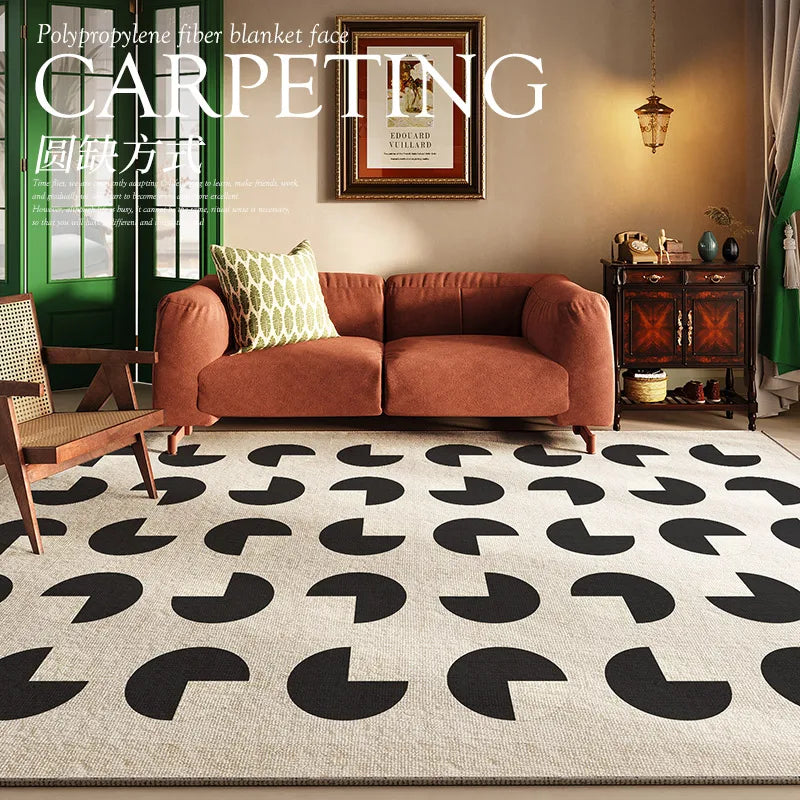 French Retro Living Room Decoration Carpets