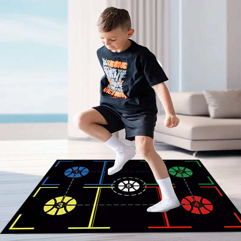 Basketball Train Mat Non Slip Soundproof Material Children Adolescents Indoor