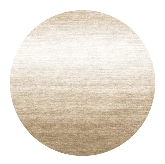 Cream Style Bedroom Decor Round Carpet