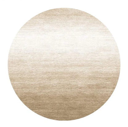 Cream Style Bedroom Decor Round Carpet