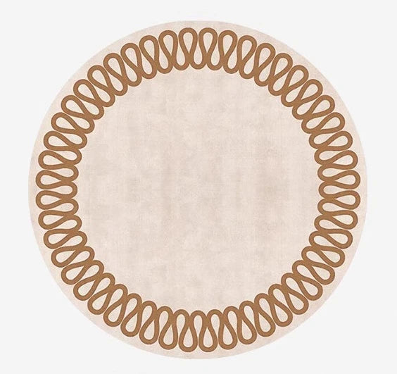Modern Style Living Room Decoration Round Carpet