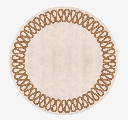 Modern Style Living Room Decoration Round Carpet