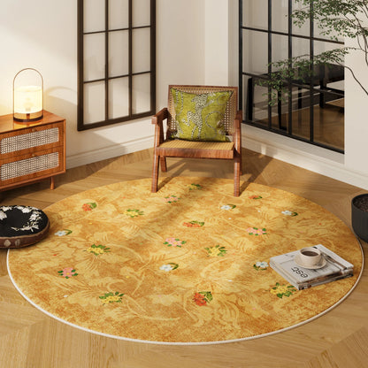 Modern Style Bedroom Decor Round Carpet