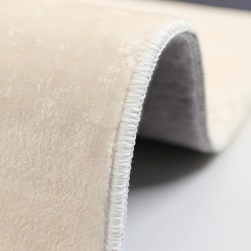 Light Luxury Rugs for Bedroom Black White Plaid